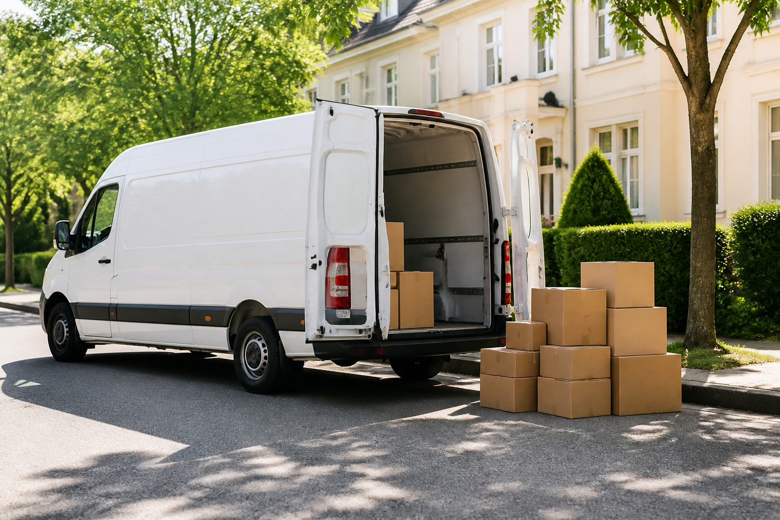 Professional moving atmosphere